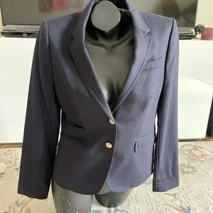 J.Crew Jcrew navy blue women schoolboy wool blazer US6